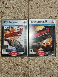 Burnout 3 takedown + Burnout revenge Ps2