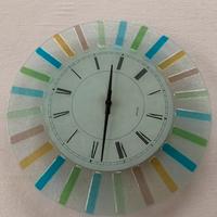 Orologio da parete in vetro