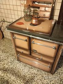 Stufa economica a legna in ghisa