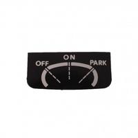 Adesivo On Off Park per cruscotto Moto Morini Exca