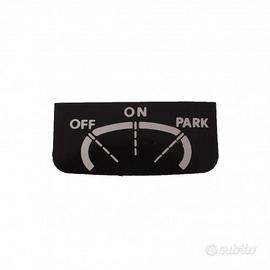 Adesivo On Off Park per cruscotto Moto Morini Exca
