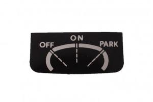 Adesivo On Off Park per cruscotto Moto Morini Exca