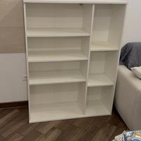 Libreria bianca a giorno / scaffale multiuso