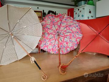 Tris ombrellini parasole