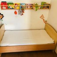 Culla - letto in legno, cresce col bambino