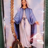 Santino e collana Madonna Miracolosa