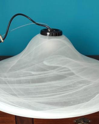 Lampadario a Sospensione in Vetro Satinato