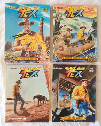 Color Tex Fumetto vintage Bonelli Editore SET PZ.4