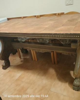  tavolo in legno antico 190 x 90