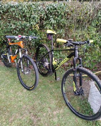 Bici MTB marca KTM e MTB marca trek