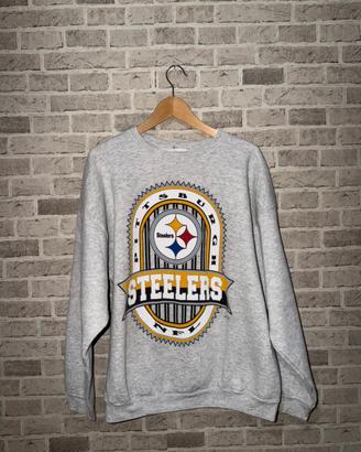 Felpa vintage football americano pitsburgh nfl