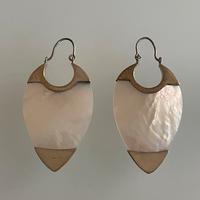 Orecchini madreperla e argento