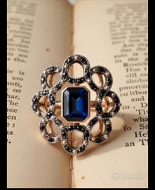 anello stile antico art decò 