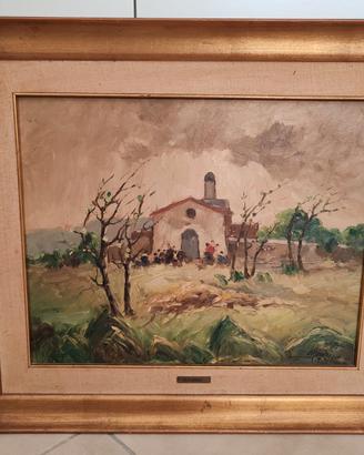 Coppia di Dipinti ad Olio "A. Finizio"