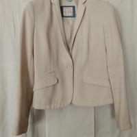 Giacca Bershka, panna rosato, L