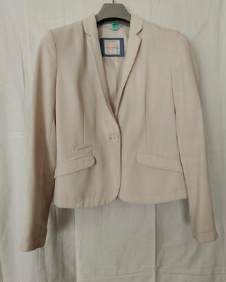 Giacca Bershka, panna rosato, L