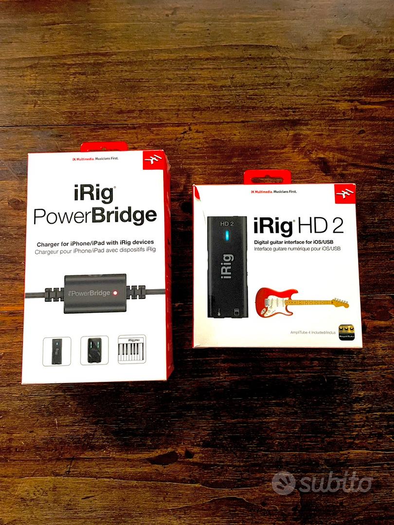 IRig HD 2 + iRig PowerBridge per chitarra - Strumenti Musicali In