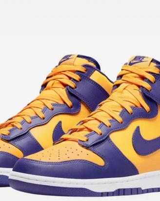 Nike Dunk High Lakers