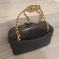 Borsa tracolla Chanel Trapuntata BluMarino