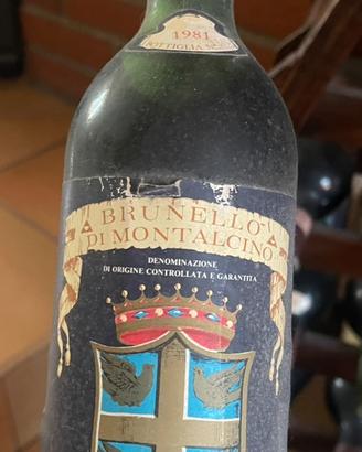 Brunello di Montalcino 1981