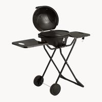 Barbecue elettrico con vassoi laterali