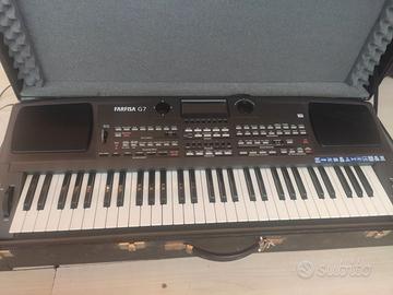 Tastiera FARFISA G7 completa di custodia rigida