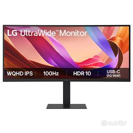 LG Monitor UltraWide 21:9 Curvo 34"