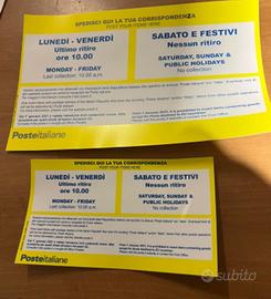Cassetta poste dismesse