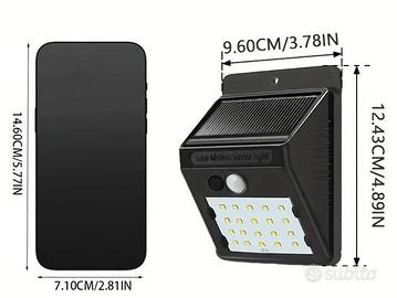 Luci Solari da Parete LED 4 faretti