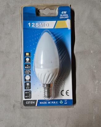 Lotto 2 Lampadine LED E14 Candela e Mini Sfera