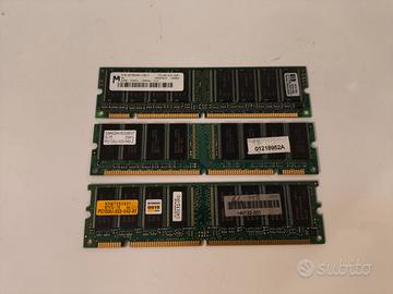 3 Moduli memoria SDRAM