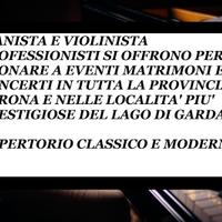 Pianista e violinista