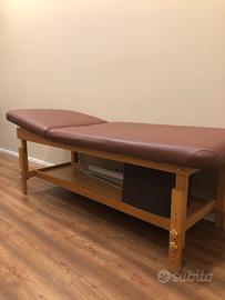lettino da massaggio in legno