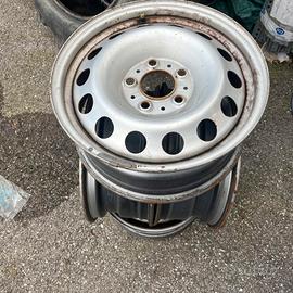 4 - CERCHI IN LAMIERA BMW 6,5X16 5X120 ET46 CB 72,