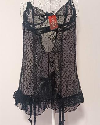 Baby-doll con giarettiera 