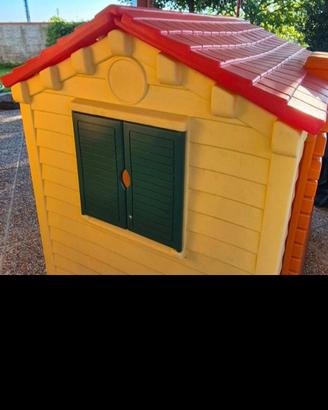 Casetta in plastica da giardino per bambini 