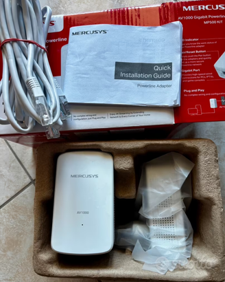 Mercusys AV1000 Kit Powerline – come nuovo