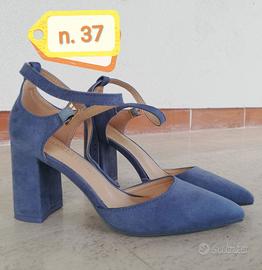 Scarpe sandali eleganti tacco decollete numero 37