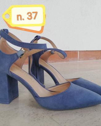 Scarpe sandali eleganti tacco decollete numero 37