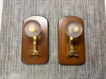 Coppia appendiabiti da parete vintage