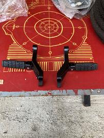 pedane posteriori moto Guzzi V7 Racer, Nevada