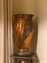 vaso decorativo in rame vintage anni 60