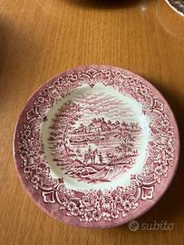 6 piattini dolce più piatto grande