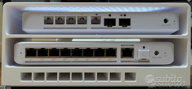 Rack per Unifi Cloud Gaeway Fiber e Switch POE 8