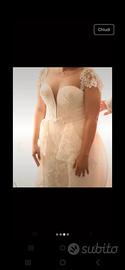 abito da sposa Elena della rocca couture taglia 48