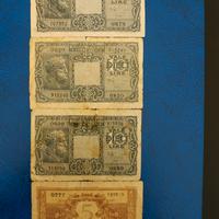 Banconote 10 + 5 Lire  Vitt. E.  + Lire Rep. It.
