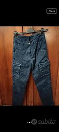 pantaloni cargo tg xs