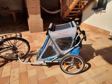 Carrellino Bici Speedkid2+ Adattatore Neonati