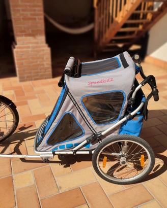 Carrellino Bici Speedkid2+ Adattatore Neonati