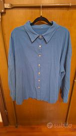 camicia donna maniche lunghe "taglia comoda" 